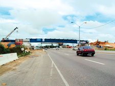 Charpente métallique du pont d’Aranguez
