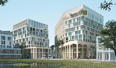 Nouveaux immeubles bois-béton à Bordeaux