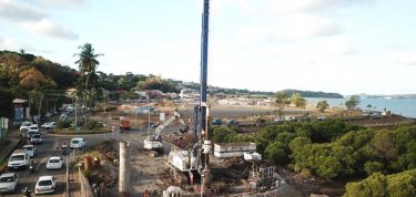 Mise en œuvre du premier chantier de transport en commun urbain de Mayotte