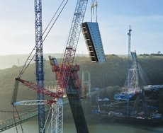 Le pont de Térenez prend forme