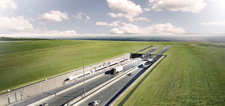Signature of the contracts covering the world’s longest immersed road and rail tunnel