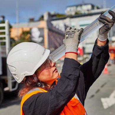 Atarangi, employée sur le chantier du City Rail Link