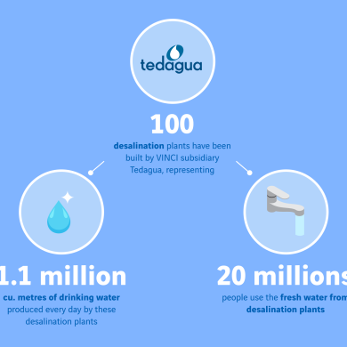 Schéma du dessalement chez Tedagua