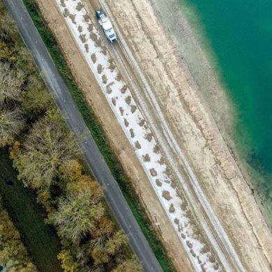 Reservoir de la Bassée en Île de France