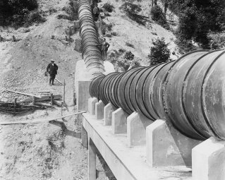Eaux de la Voulzie : siphon de Champagne-sur-Seine (1923)