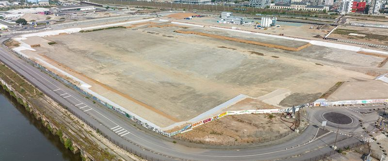 visuel chantier d'un hôpital