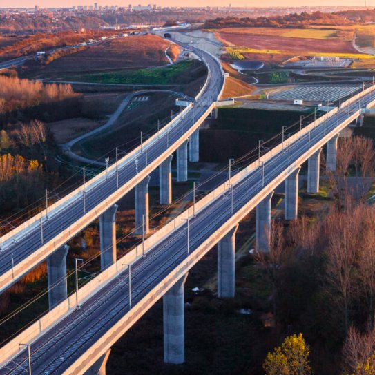 LGV SEA - Viaduc de l'Auxence, France