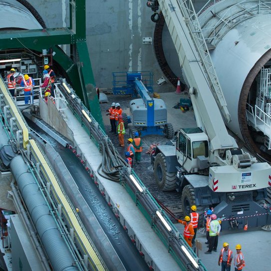 Chantier du métro de Doha