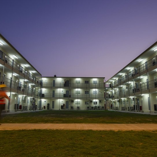 Vue d'un logement pour ouvriers QDVC