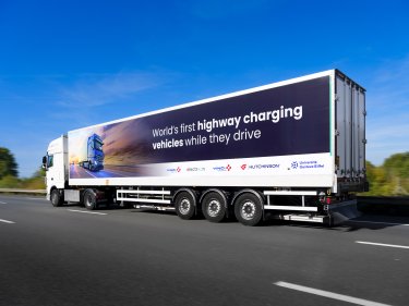 Recharge dynamique à induction des poids lourds sur l'A10