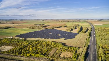 parc photovoltaïque autoroute France