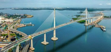 Inauguration du pont de Cebu aux Philippines