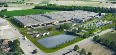 Plate-forme logistique Lidl en Provence