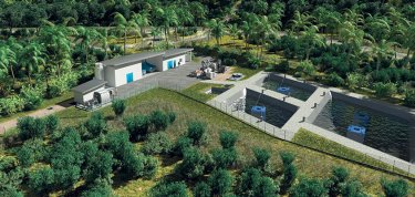 Station d’épuration à Mayotte