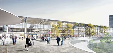 Construction du hall et de la galerie Béraudier à Lyon