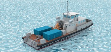 Maintenance de chalands pour la Marine nationale