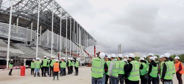 Visites au nouveau stade de Bordeaux