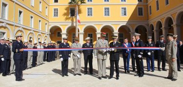 Inauguration de la caserne Filley à Nice