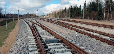 Première section de la Rail Baltica