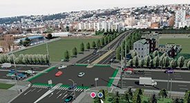 Fondations spéciales pour le nouveau pont de Graville