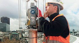 Auscultation et surveillance du chantier Crossrail