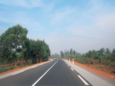 Travaux routiers au Burundi