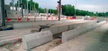 Réaménagement d’une barrière de péage