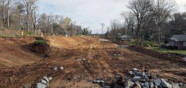 Élargissement d’une route en Caroline du Nord