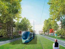 Un tramway au Havre