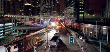 Achèvement de travaux à La Défense