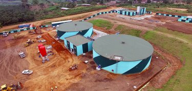 Inauguration d’une station de traitement d’eau en Côte d'Ivoire