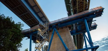 Ripages au viaduc ferroviaire de Marly-le-Roi dans les Yvelines