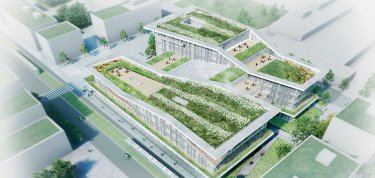 Préparation de sols pour les fondations du GED