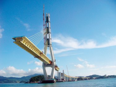 Le pont «aux lignes d’or»