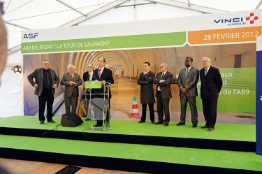 Fin du génie civil des trois tunnels de l’A89