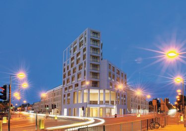 Logements et commerces à Cambridge