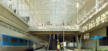 Toiture de la nouvelle gare de Montpellier
