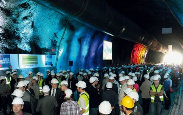 Percement du second tunnel de la Croix-Rousse