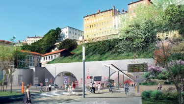 Début de la rénovation du tunnel existant de la Croix-Rousse