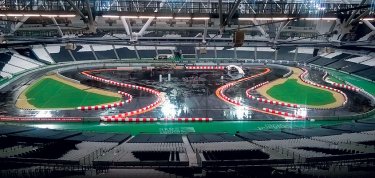 Réalisation du circuit de la Race of Champions