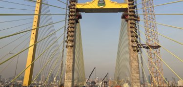 Des haubans pour le pont Rama III-Dao Khanong à Bangkok