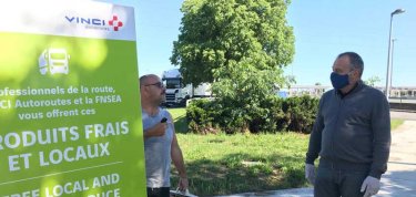 VINCI Autoroutes et la FNSEA s’engagent pour offrir des paniers de produits locaux aux routiers