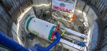 Première mondiale : VINCI Construction a construit le premier tunnel réalisé intégralement avec des tuyaux en béton ultra-bas carbone Exegy® en France