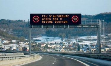 Signalisation variable pour deux tunnels
