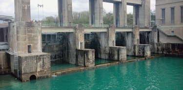 Confortement parasismique du barrage de Chancy-Pougny