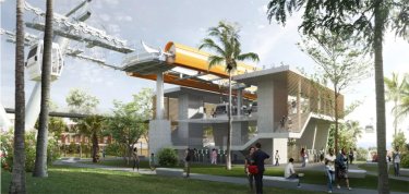 Premier téléphérique urbain de La Réunion