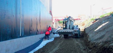 Travaux de remblaiement dans le Gard