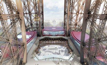 Le premier étage de la tour Eiffel fait peau neuve