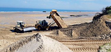 Confortement dunaire sur la plage sud de Soulac-sur-Mer