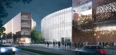 Première pierre du futur institut de recherche Servier Paris-Saclay
